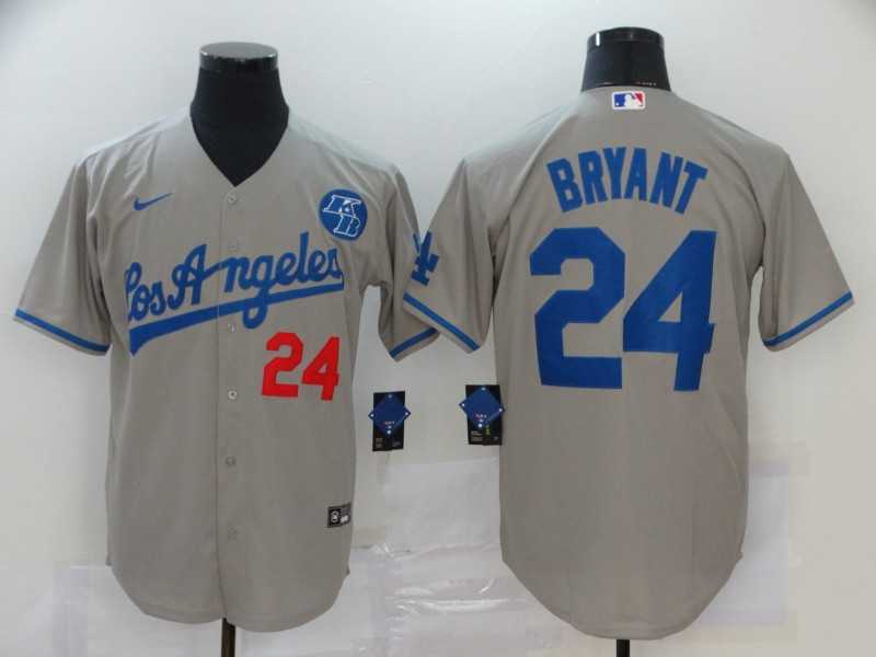 Dodgers 24 Kobe Bryant Gray 2020 Nike KB Cool Base Jersey,We sell and wholesale Dodgers 24 Kobe Bryant Gray 2020 Nike KB Cool Base Jersey on line form chian!
